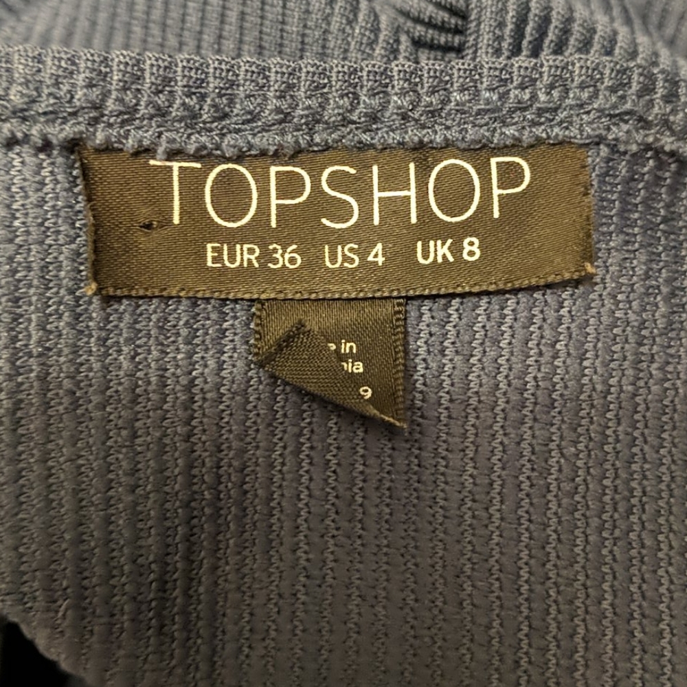 ✨5/$25✨ Topshop navy cutout midi dress - Picture 7 of 8